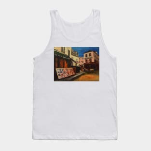 Montmartre Streets, Paris Tank Top